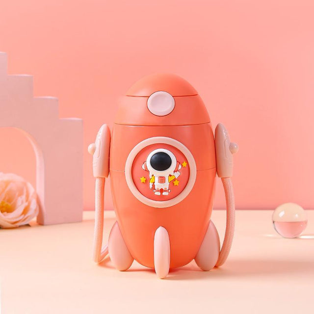 Yurlex Mini Rocket Water Bottle 400ml, PP Material, Peach - Al Kabayel Discount CentreYurlex Mini Rocket Water Bottle 400ml, PP Material, PeachWater BottlesYURLEXAl Kabayel Discount Centre
