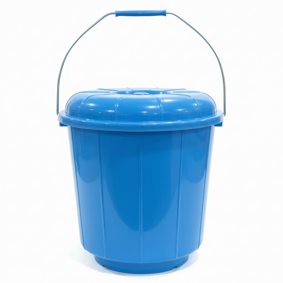Zain Plastic Bucket with Lid – 22L – Blue – Strong Multipurpose Bucket for Storage & Cleaning Needs - Al Kabayel Discount CentreZain Plastic Bucket with Lid – 22L – Blue – Strong Multipurpose Bucket for Storage & Cleaning NeedsOrganizers & AccessoriesZAINAl Kabayel Discount Centre