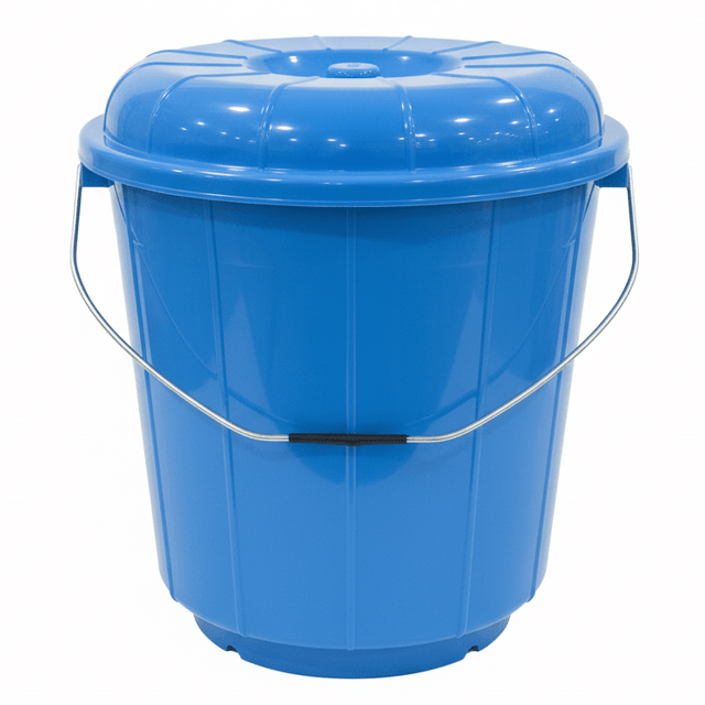 Zain Plastic Bucket with Lid – 25L – Blue – Extra Large Heavy Duty Bucket for Industrial & Home Use - Al Kabayel Discount CentreZain Plastic Bucket with Lid – 25L – Blue – Extra Large Heavy Duty Bucket for Industrial & Home UseOrganizers & AccessoriesZAINAl Kabayel Discount Centre