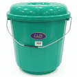 Zain Plastic Bucket with Lid – 25L – Green – High Capacity Storage Bucket for Water & Cleaning - Al Kabayel Discount CentreZain Plastic Bucket with Lid – 25L – Green – High Capacity Storage Bucket for Water & CleaningOrganizers & AccessoriesZAINAl Kabayel Discount Centre