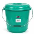 Zain Plastic Bucket with Lid – 5L – Green – Durable Storage Bucket for Water, Cleaning & Washing - Al Kabayel Discount CentreZain Plastic Bucket with Lid – 5L – Green – Durable Storage Bucket for Water, Cleaning & WashingOrganizers & AccessoriesZAINAl Kabayel Discount Centre