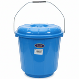 Zain Plastic Bucket with Lid – 7L – Blue – Strong Plastic Bucket for Water Storage & Household Tasks - Al Kabayel Discount CentreZain Plastic Bucket with Lid – 7L – Blue – Strong Plastic Bucket for Water Storage & Household TasksOrganizers & AccessoriesZAINAl Kabayel Discount Centre