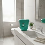 Zain Plastic Bucket with Lid – 7L –Green – Sturdy Utility Bucket for Bathroom, Kitchen & Home Cleaning - Al Kabayel Discount CentreZain Plastic Bucket with Lid – 7L –Green – Sturdy Utility Bucket for Bathroom, Kitchen & Home CleaningOrganizers & AccessoriesZAINAl Kabayel Discount Centre