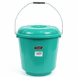 Zain Plastic Bucket with Lid – 7L –Green – Sturdy Utility Bucket for Bathroom, Kitchen & Home Cleaning - Al Kabayel Discount CentreZain Plastic Bucket with Lid – 7L –Green – Sturdy Utility Bucket for Bathroom, Kitchen & Home CleaningOrganizers & AccessoriesZAINAl Kabayel Discount Centre