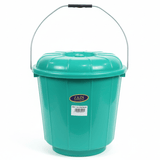 Zain Plastic Bucket with Lid – 7L –Green – Sturdy Utility Bucket for Bathroom, Kitchen & Home Cleaning - Al Kabayel Discount CentreZain Plastic Bucket with Lid – 7L –Green – Sturdy Utility Bucket for Bathroom, Kitchen & Home CleaningOrganizers & AccessoriesZAINAl Kabayel Discount Centre