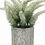 Zeem Artificial Flower Plant with White Chalk Pot - 20×8 cm - White / Yellow / Purple / Burgundy - Al Kabayel Discount CentreZeem Artificial Flower Plant with White Chalk Pot - 20×8 cm - White / Yellow / Purple / BurgundyArtificial FloraZEEMAl Kabayel Discount Centre