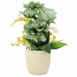 Zeem Artificial Green Flower Plant with Brown Paper Pot – 28 × 9 cm Natural Look Indoor Decoration - Al Kabayel Discount CentreZeem Artificial Green Flower Plant with Brown Paper Pot – 28 × 9 cm Natural Look Indoor DecorationArtificial FloraZEEMAl Kabayel Discount Centre