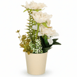 Zeem Artificial White Floral Plant with Brown Paper Pot – 28 × 9 cm Minimalist Indoor Decorative Accent - Al Kabayel Discount CentreZeem Artificial White Floral Plant with Brown Paper Pot – 28 × 9 cm Minimalist Indoor Decorative AccentArtificial FloraZEEMAl Kabayel Discount Centre