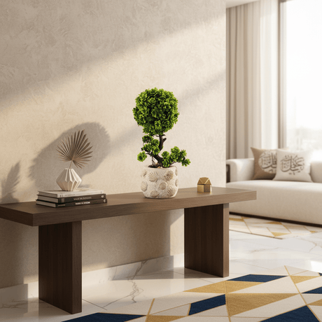 Zeem Ceramic Baige Pot With Polyster Green Plant 27*10 Cm - Al Kabayel Discount CentreZeem Ceramic Baige Pot With Polyster Green Plant 27*10 CmArtificial FloraZEEMAl Kabayel Discount Centre