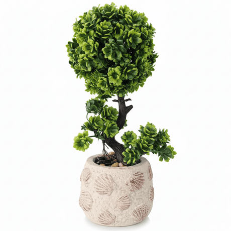 Zeem Ceramic Baige Pot With Polyster Green Plant 27*10 Cm - Al Kabayel Discount CentreZeem Ceramic Baige Pot With Polyster Green Plant 27*10 CmArtificial FloraZEEMAl Kabayel Discount Centre