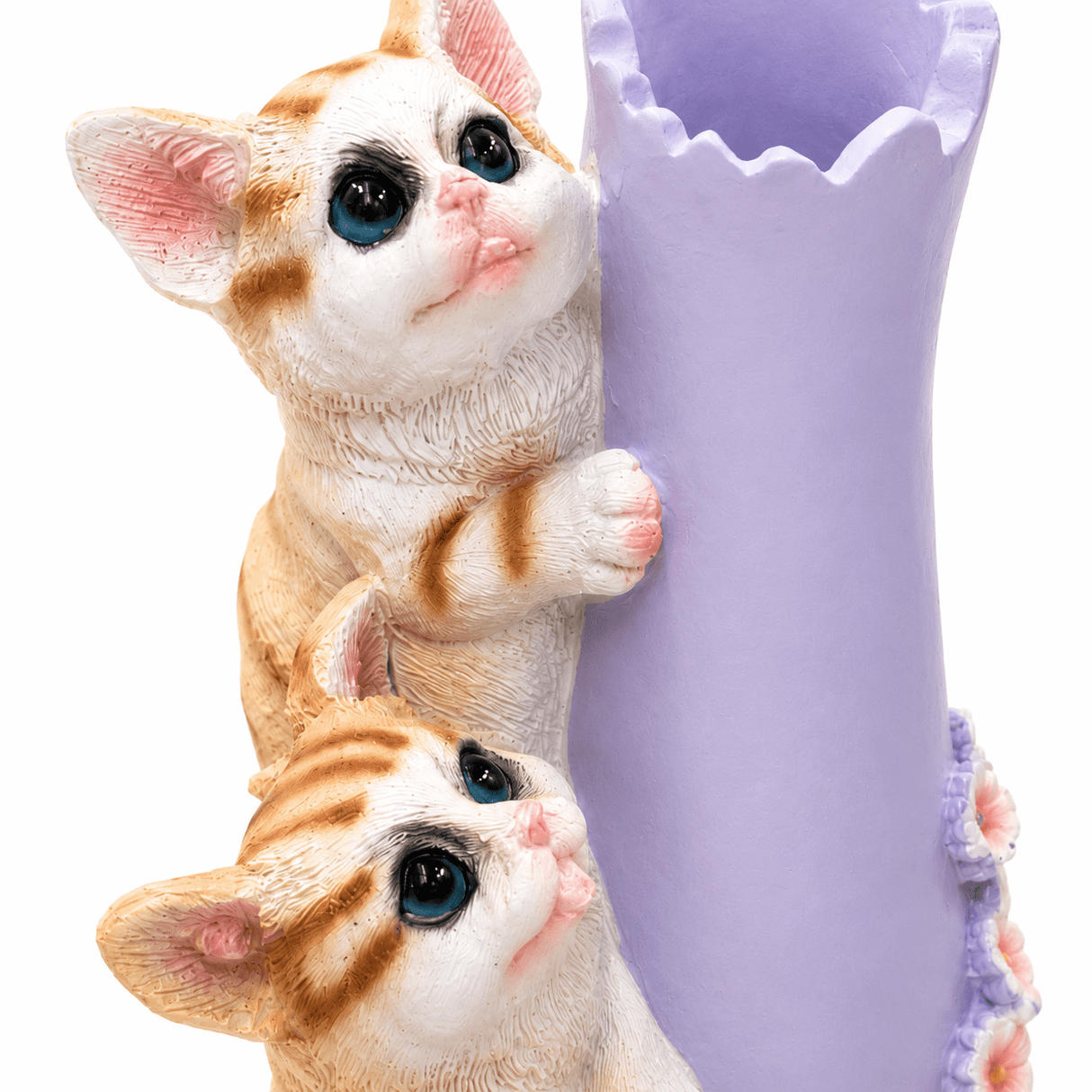 Zeem Lavender & Orange Twin Ginger Kittens Polyresin Pen & Stationery Holder - 13cm - Al Kabayel Discount CentreZeem Lavender & Orange Twin Ginger Kittens Polyresin Pen & Stationery Holder - 13cmDesk Accessories & OrganizersZEEMAl Kabayel Discount Centre