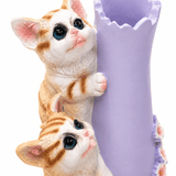 Zeem Lavender & Orange Twin Ginger Kittens Polyresin Pen & Stationery Holder - 13cm - Al Kabayel Discount CentreZeem Lavender & Orange Twin Ginger Kittens Polyresin Pen & Stationery Holder - 13cmDesk Accessories & OrganizersZEEMAl Kabayel Discount Centre