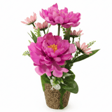 Zeem Neon Pink Artificial Flower Plant | Premium Faux Peony Arrangement in Decorative Chalk Vase - Al Kabayel Discount CentreZeem Neon Pink Artificial Flower Plant | Premium Faux Peony Arrangement in Decorative Chalk VaseArtificial FloraZEEMAl Kabayel Discount Centre