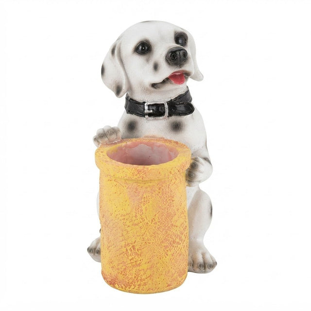 Zeem White & Yellow Polyresin Dalmatian Dog Shape Pen Holder – 14cm - Al Kabayel Discount CentreZeem White & Yellow Polyresin Dalmatian Dog Shape Pen Holder – 14cmPen Holders & Desk OrganizersZEEMAl Kabayel Discount Centre