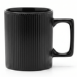 Zeo Black Ribbed Ceramic Coffee Mug | 385ml - Al Kabayel Discount CentreZeo Black Ribbed Ceramic Coffee Mug | 385mlMugsZEOAl Kabayel Discount Centre