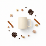 Zeo Ribbed Cream Ceramic Coffee Mug – 385ml | Minimalist Vertical Texture | Square Handle - Al Kabayel Discount CentreZeo Ribbed Cream Ceramic Coffee Mug – 385ml | Minimalist Vertical Texture | Square HandleMugsZEOAl Kabayel Discount Centre