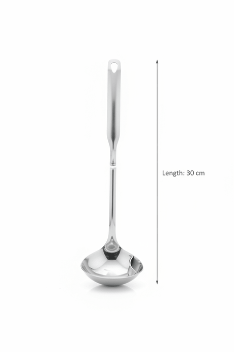 Zhongjing Stainless Steel Serving Ladle 30cm - Al Kabayel Discount CentreZhongjing Stainless Steel Serving Ladle 30cmLadle SpoonZHONGJINGAl Kabayel Discount Centre