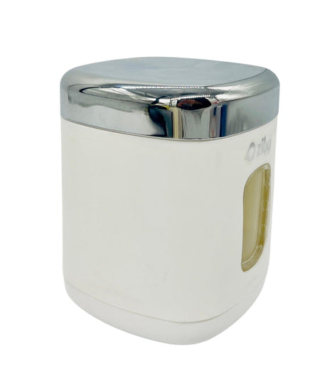 ZIBA Canister Jar 750ml, White/Silver - Al Kabayel Discount CentreZIBA Canister Jar 750ml, White/SilverFood ContainersZIBAAl Kabayel Discount Centre