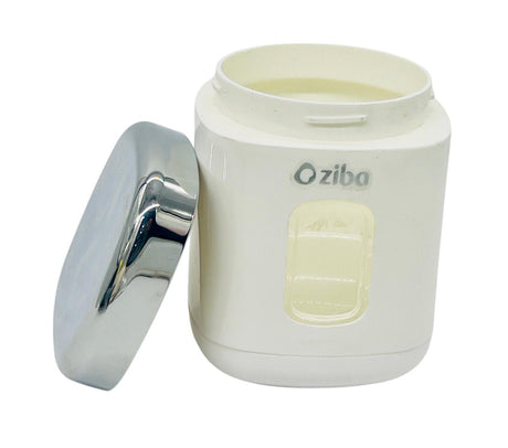 ZIBA Canister Jar 750ml, White/Silver - Al Kabayel Discount CentreZIBA Canister Jar 750ml, White/SilverFood ContainersZIBAAl Kabayel Discount Centre