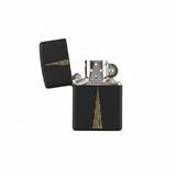 Zippo Black Flip Top Refillable Metal Lighter Burj Khalifa Graphic Design Windproof 6×4 cm - Al Kabayel Discount CentreZippo Black Flip Top Refillable Metal Lighter Burj Khalifa Graphic Design Windproof 6×4 cmLightersZIPPOAl Kabayel Discount Centre