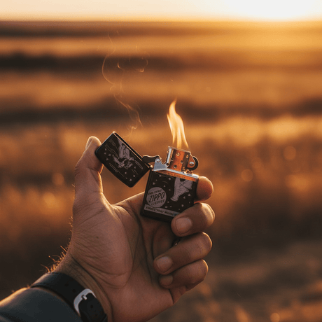 Zippo Black Flip Top Refillable Metal Lighter Classic Zippo Logo Design Windproof Durable 6×4 cm - Al Kabayel Discount CentreZippo Black Flip Top Refillable Metal Lighter Classic Zippo Logo Design Windproof Durable 6×4 cmLightersZIPPOAl Kabayel Discount Centre