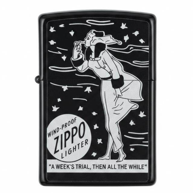 Zippo Black Flip Top Refillable Metal Lighter Classic Zippo Logo Design Windproof Durable 6×4 cm - Al Kabayel Discount CentreZippo Black Flip Top Refillable Metal Lighter Classic Zippo Logo Design Windproof Durable 6×4 cmLightersZIPPOAl Kabayel Discount Centre