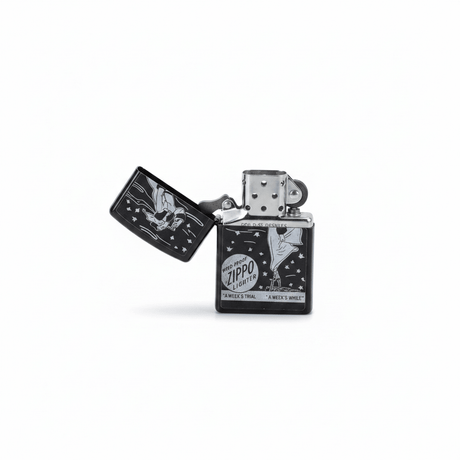 Zippo Black Flip Top Refillable Metal Lighter Classic Zippo Logo Design Windproof Durable 6×4 cm - Al Kabayel Discount CentreZippo Black Flip Top Refillable Metal Lighter Classic Zippo Logo Design Windproof Durable 6×4 cmLightersZIPPOAl Kabayel Discount Centre