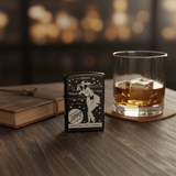 Zippo Black Flip Top Refillable Metal Lighter Classic Zippo Logo Design Windproof Durable 6×4 cm - Al Kabayel Discount CentreZippo Black Flip Top Refillable Metal Lighter Classic Zippo Logo Design Windproof Durable 6×4 cmLightersZIPPOAl Kabayel Discount Centre