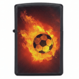Zippo Black Flip Top Refillable Metal Lighter Flaming Soccer Ball Sports Design 6×4 cm - Al Kabayel Discount CentreZippo Black Flip Top Refillable Metal Lighter Flaming Soccer Ball Sports Design 6×4 cmLightersZIPPOAl Kabayel Discount Centre