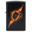 Zippo Black Flip Top Refillable Metal Lighter Lightning Bolt Fist Graphic Windproof 6×4 cm - Al Kabayel Discount CentreZippo Black Flip Top Refillable Metal Lighter Lightning Bolt Fist Graphic Windproof 6×4 cmLightersZIPPOAl Kabayel Discount Centre
