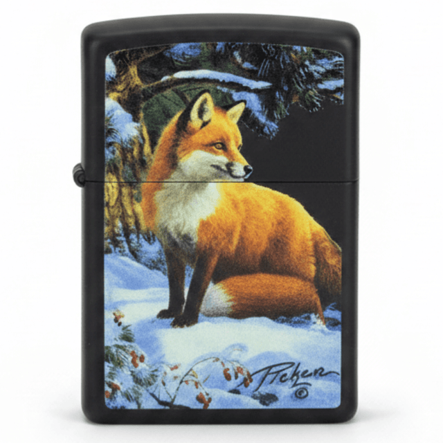 Zippo Black Flip Top Refillable Metal Lighter Linda Picken Artwork Premium Collectible 6×4 cm - Al Kabayel Discount CentreZippo Black Flip Top Refillable Metal Lighter Linda Picken Artwork Premium Collectible 6×4 cmLightersZIPPOAl Kabayel Discount Centre