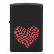 Zippo Black Metal Flip - Top Lighter with Red Heart Love Symbol Design, Refillable (6×4 cm) - Al Kabayel Discount CentreZippo Black Metal Flip - Top Lighter with Red Heart Love Symbol Design, Refillable (6×4 cm)LightersZIPPOAl Kabayel Discount Centre