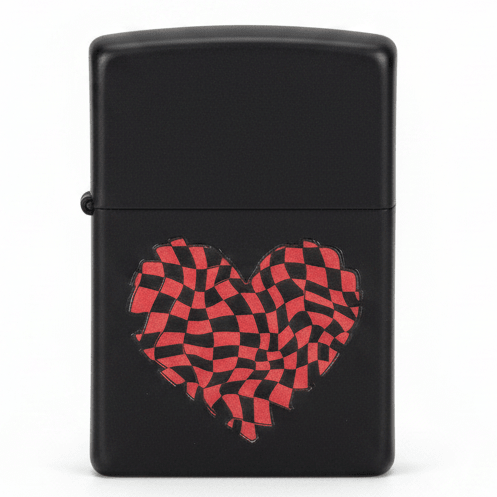 Zippo Black Metal Flip - Top Lighter with Red Heart Love Symbol Design, Refillable (6×4 cm) - Al Kabayel Discount CentreZippo Black Metal Flip - Top Lighter with Red Heart Love Symbol Design, Refillable (6×4 cm)LightersZIPPOAl Kabayel Discount Centre