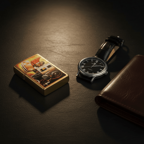 Zippo Gold Flip Top Refillable Metal Lighter Mazzi Zippo Car Artwork Premium Finish 6×4 cm - Al Kabayel Discount CentreZippo Gold Flip Top Refillable Metal Lighter Mazzi Zippo Car Artwork Premium Finish 6×4 cmLightersZIPPOAl Kabayel Discount Centre