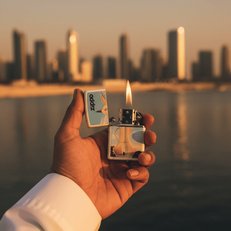 Zippo Gold Flip Top Refillable Metal Lighter Qatar Dallah Pot Design Windproof Collectible 6×4 cm - Al Kabayel Discount CentreZippo Gold Flip Top Refillable Metal Lighter Qatar Dallah Pot Design Windproof Collectible 6×4 cmLightersZIPPOAl Kabayel Discount Centre