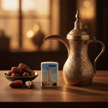 Zippo Gold Flip Top Refillable Metal Lighter Qatar Dallah Pot Design Windproof Collectible 6×4 cm - Al Kabayel Discount CentreZippo Gold Flip Top Refillable Metal Lighter Qatar Dallah Pot Design Windproof Collectible 6×4 cmLightersZIPPOAl Kabayel Discount Centre