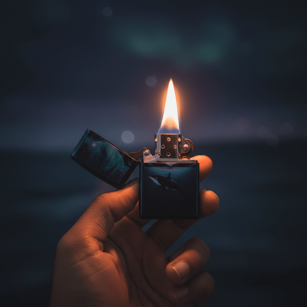 Zippo Ocean Blue Metal Flip - Top Lighter with Whale Illustration, Refillable Windproof Style (6×4 cm) - Al Kabayel Discount CentreZippo Ocean Blue Metal Flip - Top Lighter with Whale Illustration, Refillable Windproof Style (6×4 cm)LightersZIPPOAl Kabayel Discount Centre