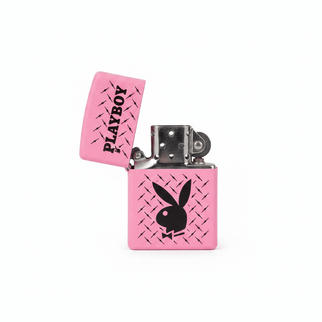 Zippo Pink Flip Top Refillable Metal Lighter Playboy Inspired Design Stylish Gift 6×4 cm - Al Kabayel Discount CentreZippo Pink Flip Top Refillable Metal Lighter Playboy Inspired Design Stylish Gift 6×4 cmLightersZIPPOAl Kabayel Discount Centre