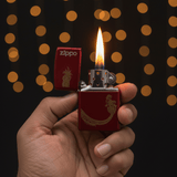 Zippo Premium Red Metal Flip - Top Lighter with Luxury Pattern Design, Windproof Refillable (6×4 cm) - Al Kabayel Discount CentreZippo Premium Red Metal Flip - Top Lighter with Luxury Pattern Design, Windproof Refillable (6×4 cm)LightersZIPPOAl Kabayel Discount Centre