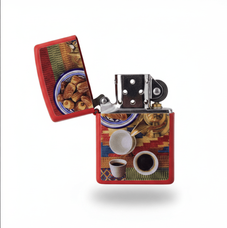 Zippo Red Flip Top Refillable Metal Lighter Dubai Safari Design Windproof Classic Pocket Lighter 6×4 cm - Al Kabayel Discount CentreZippo Red Flip Top Refillable Metal Lighter Dubai Safari Design Windproof Classic Pocket Lighter 6×4 cmLightersZIPPOAl Kabayel Discount Centre