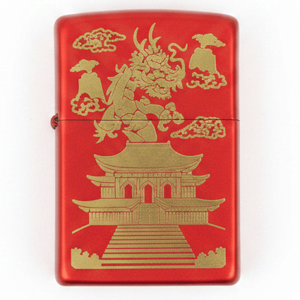 Zippo Red Metal Lighter with Rose Gothic Artwork Design, Flip - Top Refillable (6×4 cm) - Al Kabayel Discount CentreZippo Red Metal Lighter with Rose Gothic Artwork Design, Flip - Top Refillable (6×4 cm)LightersZIPPOAl Kabayel Discount Centre