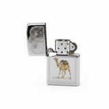 Zippo Silver Flip Top Refillable Metal Lighter Camel Theme Design 6×4 cm - Al Kabayel Discount CentreZippo Silver Flip Top Refillable Metal Lighter Camel Theme Design 6×4 cmLightersZIPPOAl Kabayel Discount Centre
