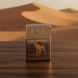Zippo Silver Flip Top Refillable Metal Lighter Camel Theme Design 6×4 cm - Al Kabayel Discount CentreZippo Silver Flip Top Refillable Metal Lighter Camel Theme Design 6×4 cmLightersZIPPOAl Kabayel Discount Centre