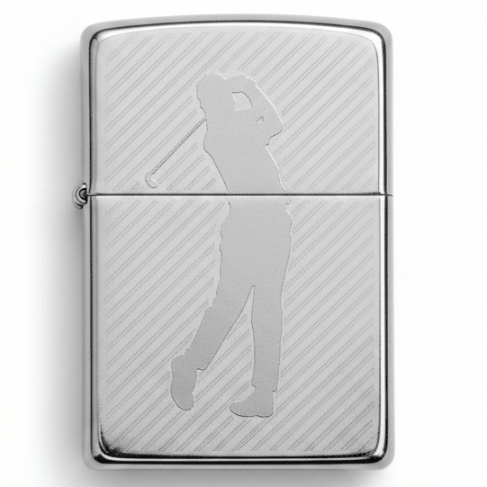 Zippo Silver Flip Top Refillable Metal Lighter Golfer Sports Artwork Windproof 6×4 cm - Al Kabayel Discount CentreZippo Silver Flip Top Refillable Metal Lighter Golfer Sports Artwork Windproof 6×4 cmLightersZIPPOAl Kabayel Discount Centre