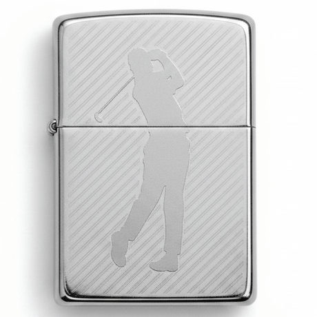 Zippo Silver Flip Top Refillable Metal Lighter Golfer Sports Artwork Windproof 6×4 cm - Al Kabayel Discount CentreZippo Silver Flip Top Refillable Metal Lighter Golfer Sports Artwork Windproof 6×4 cmLightersZIPPOAl Kabayel Discount Centre