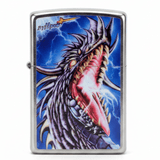 Zippo Silver Flip Top Refillable Metal Lighter Mazzi Dragon Design Windproof Durable Build 6×4 cm - Al Kabayel Discount CentreZippo Silver Flip Top Refillable Metal Lighter Mazzi Dragon Design Windproof Durable Build 6×4 cmLightersZIPPOAl Kabayel Discount Centre