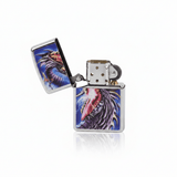 Zippo Silver Flip Top Refillable Metal Lighter Mazzi Dragon Design Windproof Durable Build 6×4 cm - Al Kabayel Discount CentreZippo Silver Flip Top Refillable Metal Lighter Mazzi Dragon Design Windproof Durable Build 6×4 cmLightersZIPPOAl Kabayel Discount Centre