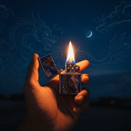 Zippo Silver Flip Top Refillable Metal Lighter Mazzi Dragon Design Windproof Durable Build 6×4 cm - Al Kabayel Discount CentreZippo Silver Flip Top Refillable Metal Lighter Mazzi Dragon Design Windproof Durable Build 6×4 cmLightersZIPPOAl Kabayel Discount Centre