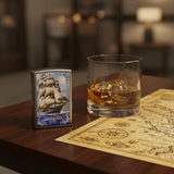 Zippo Silver Flip Top Refillable Metal Lighter Mazzi Tall Ship Artwork Windproof 6×4 cm - Al Kabayel Discount CentreZippo Silver Flip Top Refillable Metal Lighter Mazzi Tall Ship Artwork Windproof 6×4 cmLightersZIPPOAl Kabayel Discount Centre