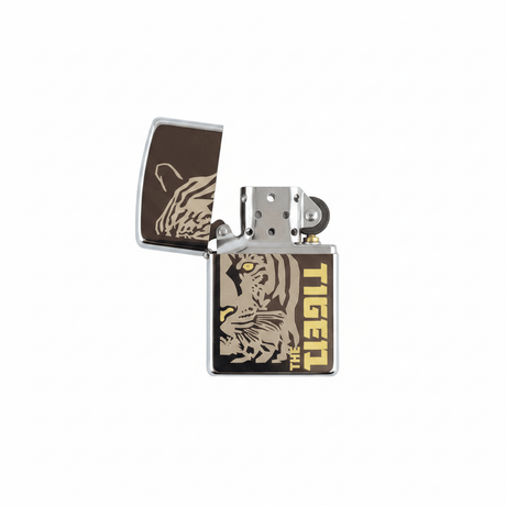 Zippo Silver Flip Top Refillable Metal Lighter Save The Tiger Artwork Wildlife Theme 6×4 cm - Al Kabayel Discount CentreZippo Silver Flip Top Refillable Metal Lighter Save The Tiger Artwork Wildlife Theme 6×4 cmLightersZIPPOAl Kabayel Discount Centre